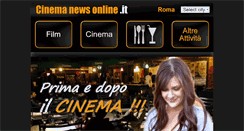 Desktop Screenshot of cinemanewsonline.it