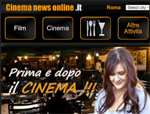 Tablet Screenshot of cinemanewsonline.it